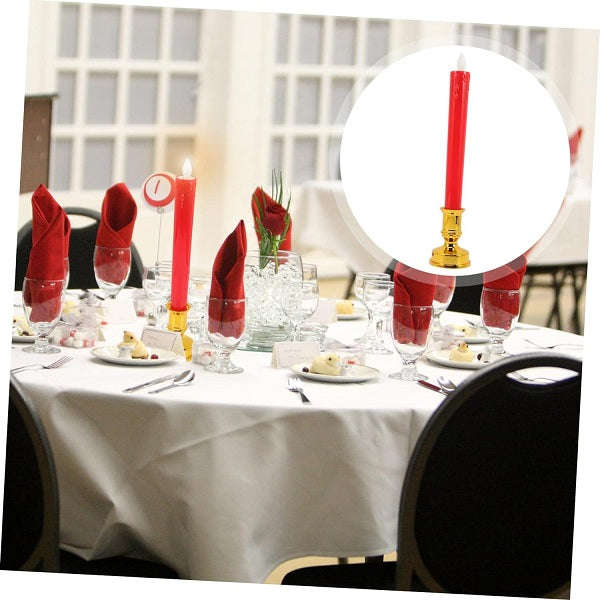 LED Candle with Base Set of 2