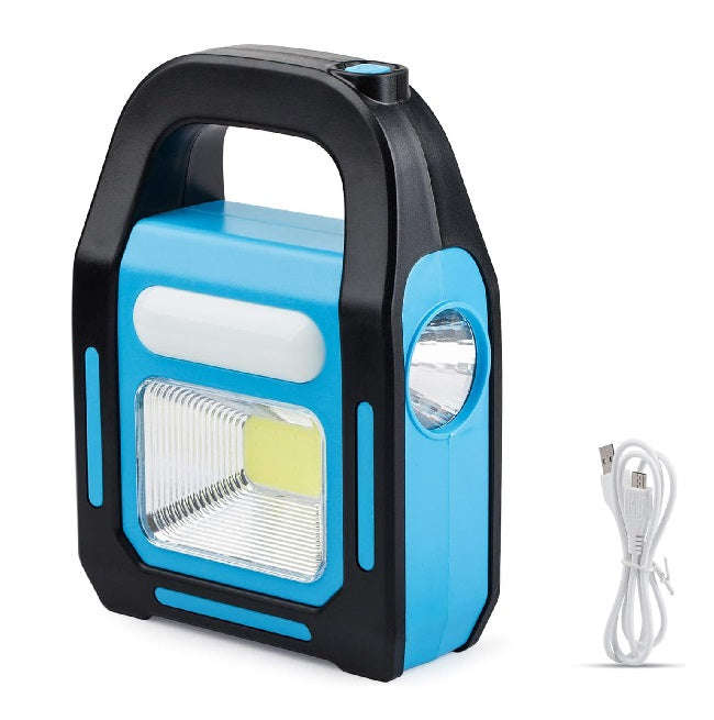 Rechargeable Solar Powered LED 3W + COB +Tube Work Light