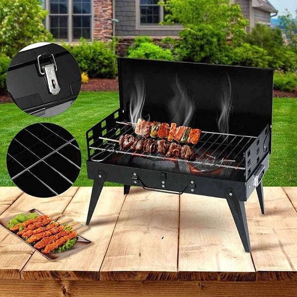 Portable Folding Grill BBQ Camping Braai Stand