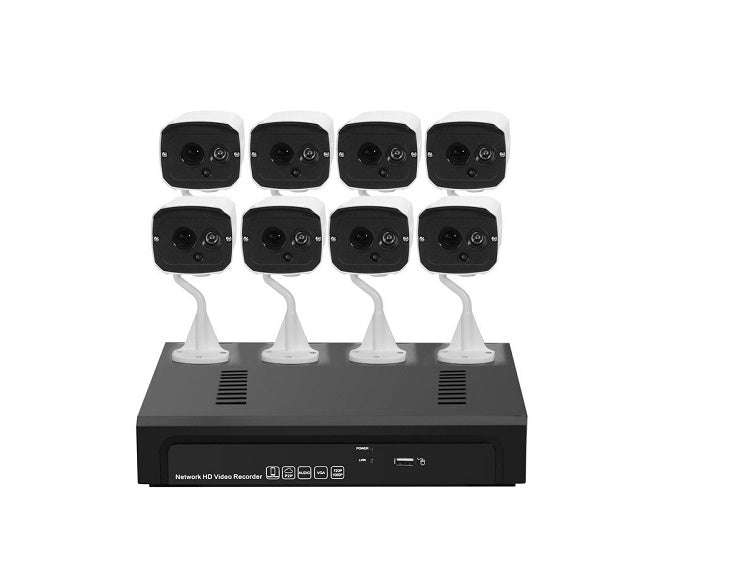 8 Channel NVR Kit & POE Cameras