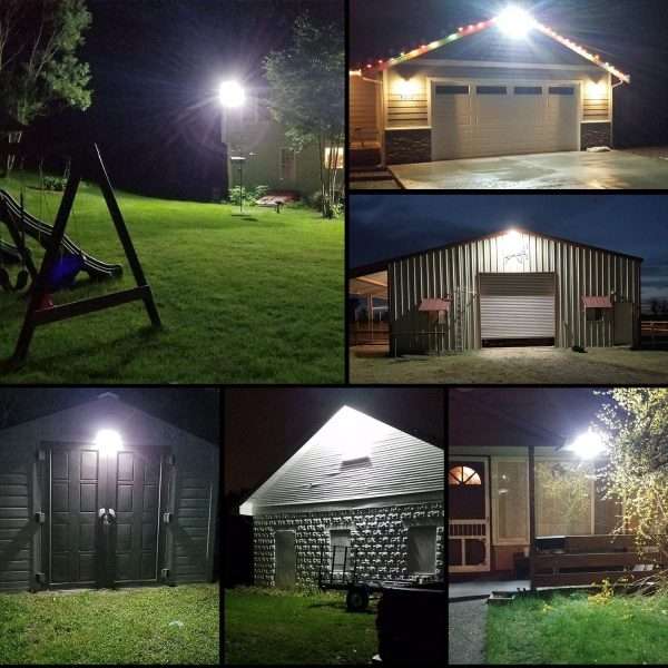 100W Solar Powered LED Floodlight With Remote Control