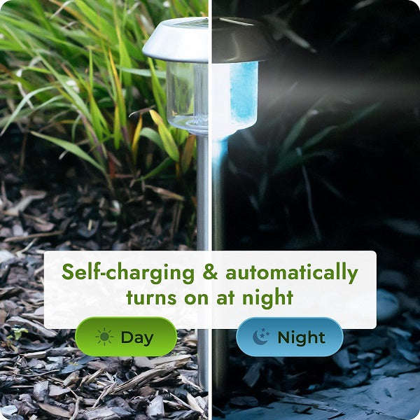 30W Solar Powered Garden Light White And RGB