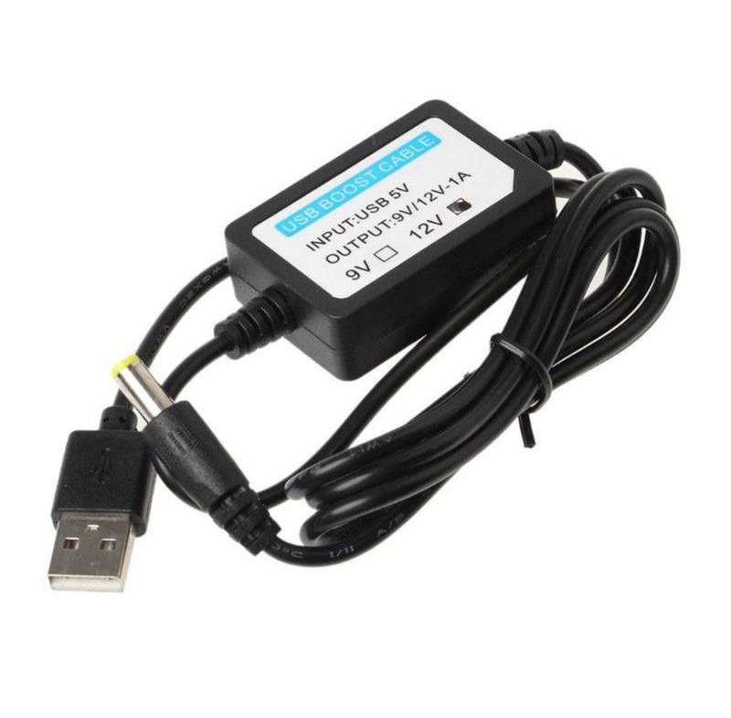 DC-DC Converter Cable USB 5V to 12V DC Jack Step-up Power Module
