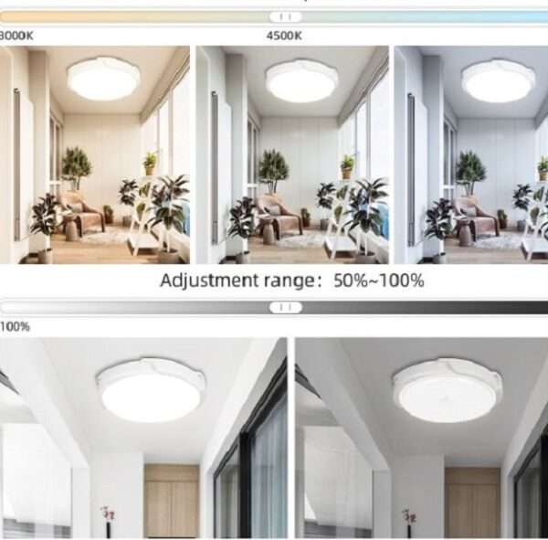 200W Solar Powered LED Ceiling Light With Remote Control