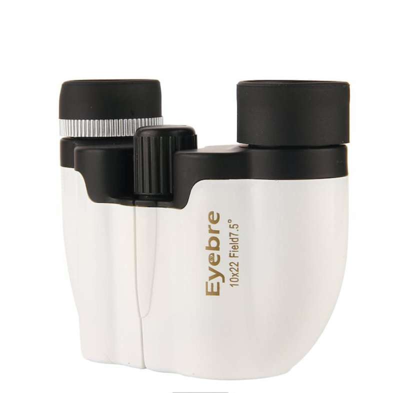 Eyebre HD Mini 10X22 Zoom Binoculars Pocket Optical Power Telescope-white