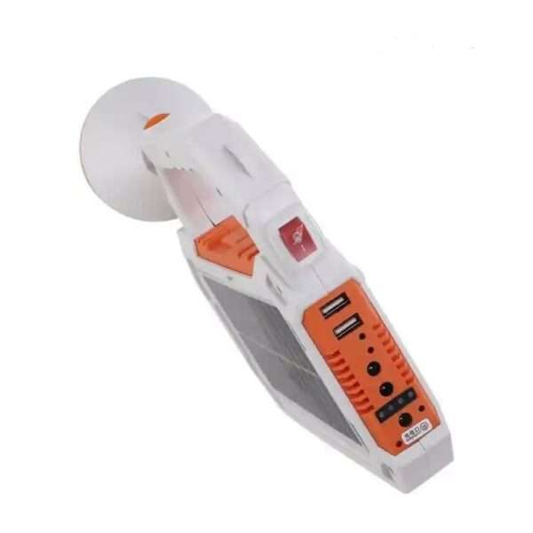 Handheld Solar LED Rechargeable Flashlight