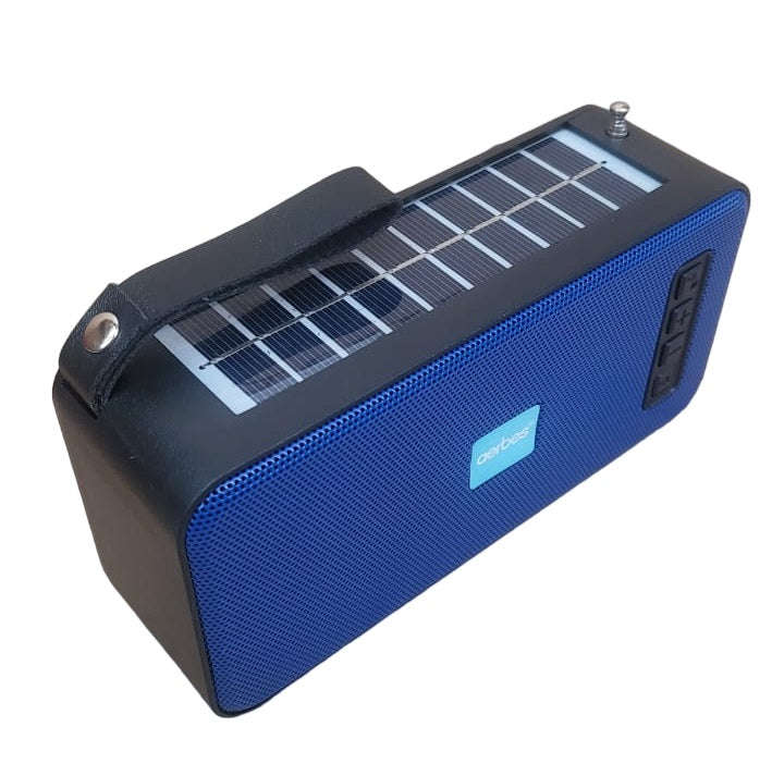 Solar Powered Multifunctional Wireless Bluetooth Speaker With LED Light