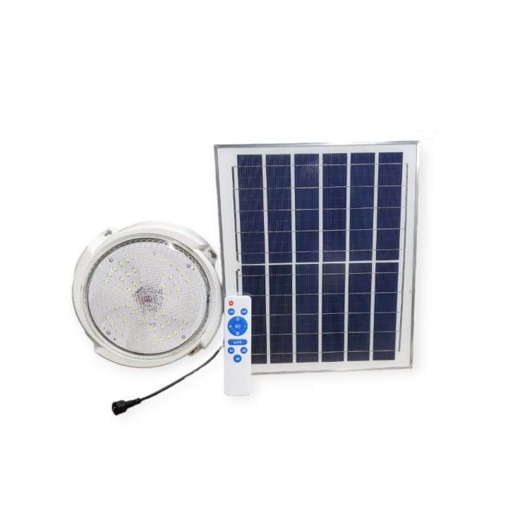 200W Solar Powered LED Ceiling Light With Remote Control