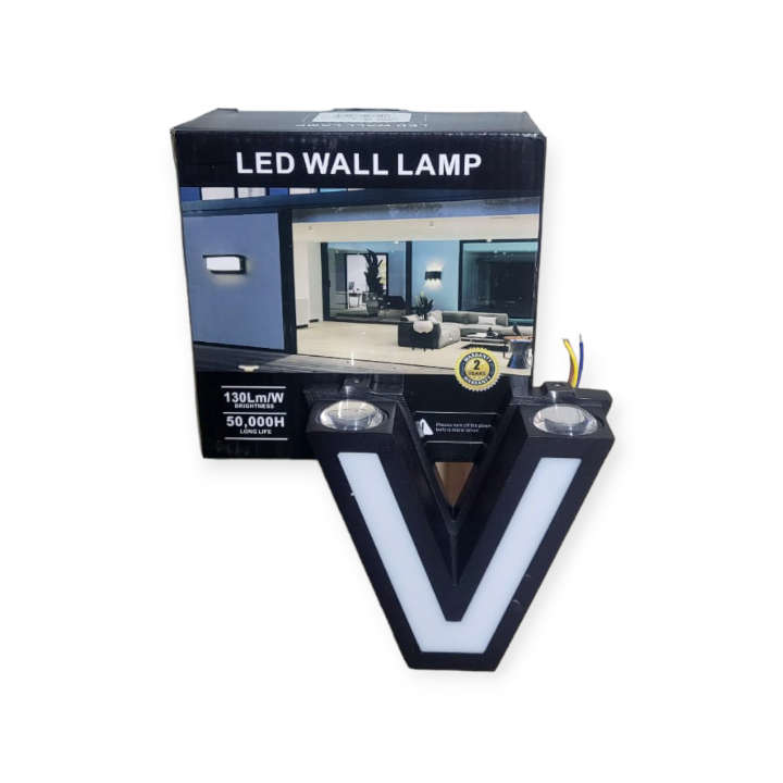3 LED V Shaped 7W Wall Lamp