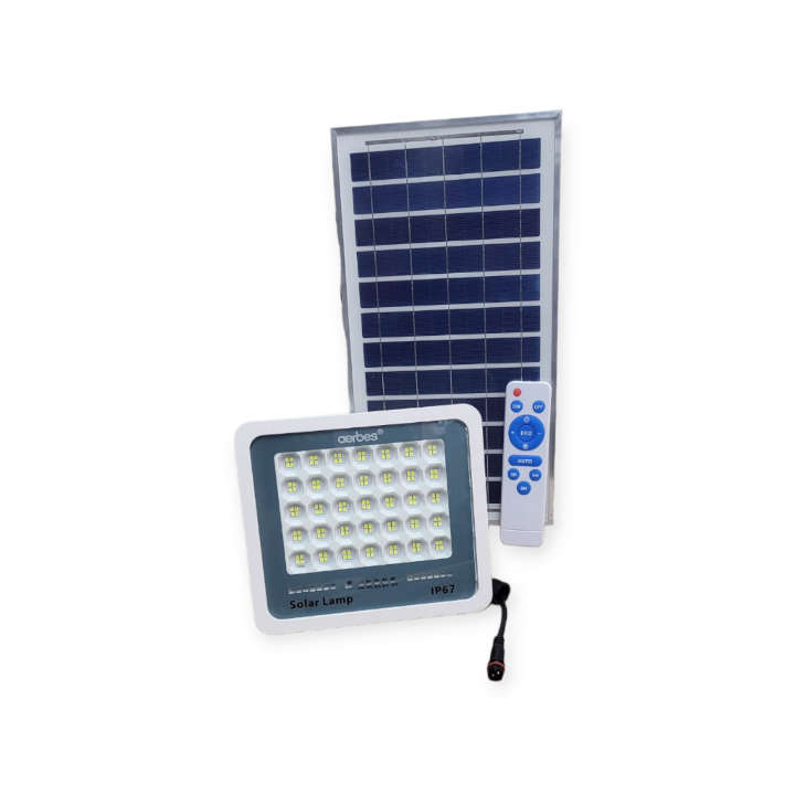 100W Solar Powered LED Floodlight With Remote Control