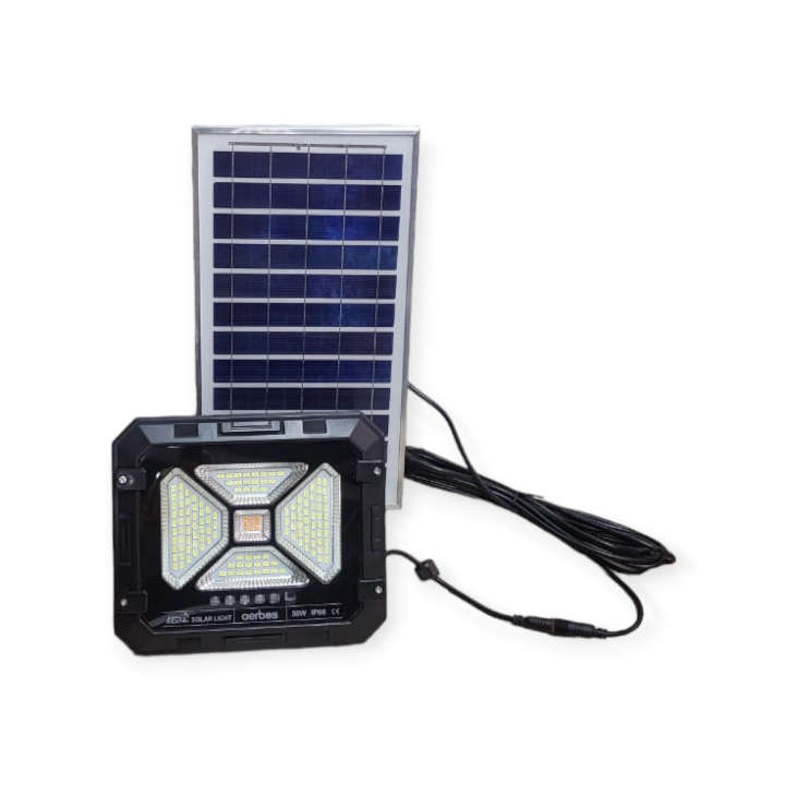 50W LED Solar Powered Floodlight With Mosquito Repellent Light