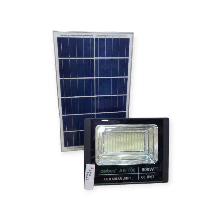 800W Solar Powered Floodlight With Remote Control