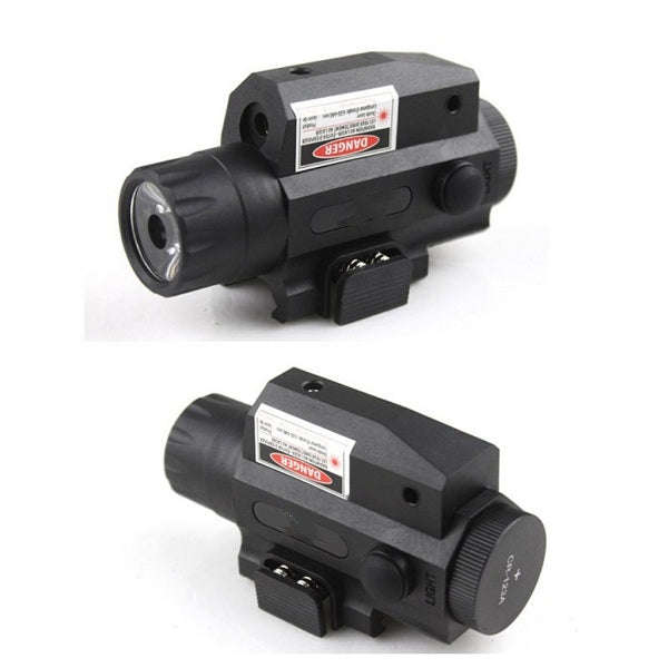 22mm Hunting Airsoft Tactical Gun LED Flashlight With A Green Laser