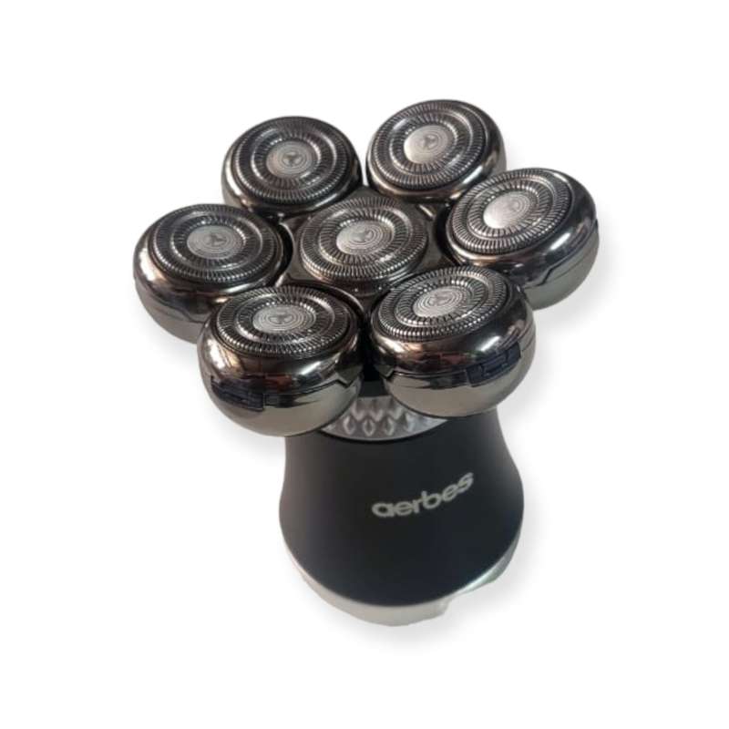 7 Heads Wireless Rechargeable Shaver