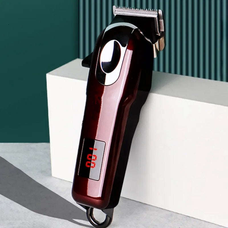 Rechargeable Hair Trimmer With LCD Display