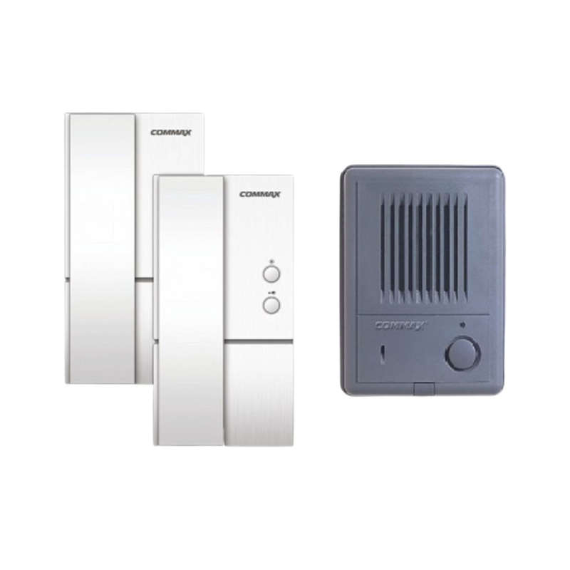 COMMAX AUDIO 1-2 220V BOXED INTERCOM ENTRY KIT (DP-LA01(M)/DP-LA01(S)