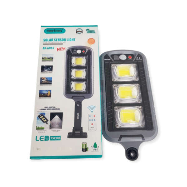 Solar Powered COB Sensor Street Light