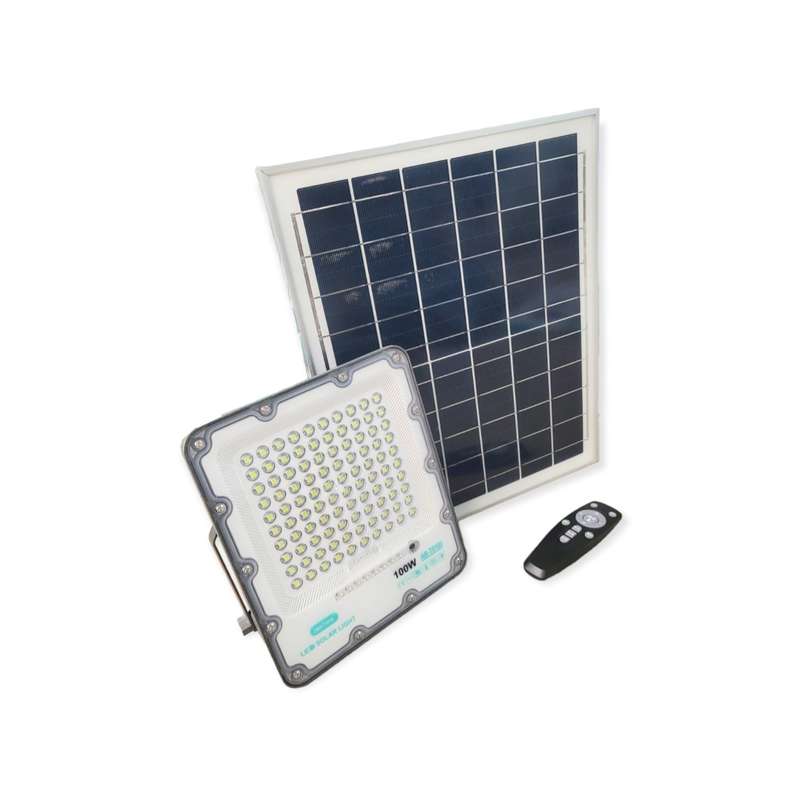 100W Solar Powered LED Floodlight