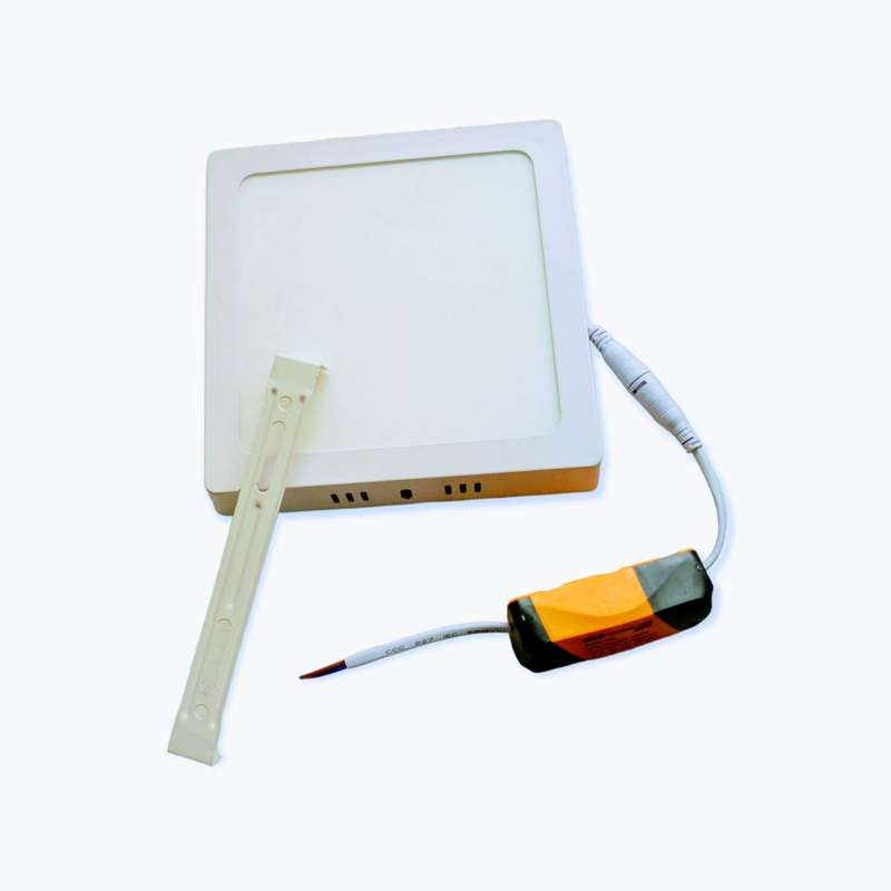 12W Surface Mounted Square Panel Ceiling Light