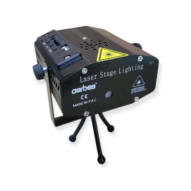 Speaker LED Mini Stage Lighting Projector With USB Port