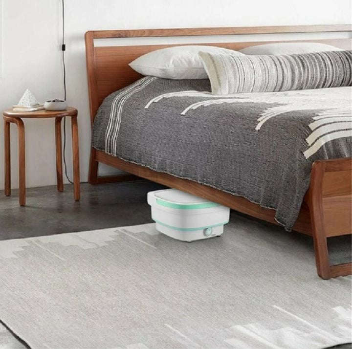 Portable Folding Laundry Ultrasonic Semi-automatic Clothes Washing Machine