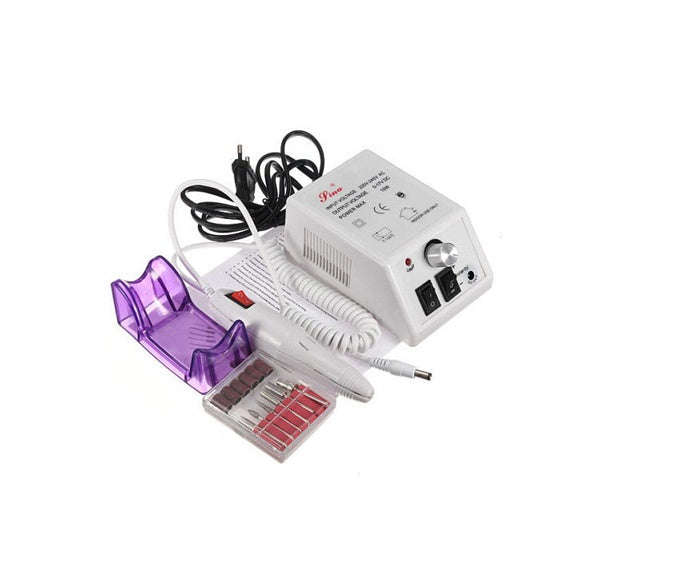 Professional Manicure Pedicure Electric Drill File Nail Art Pen Machine Set