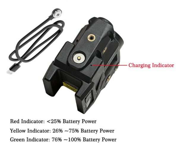 Tactical High Lumen 500lm LED Flashlight And Laser Sight Combo