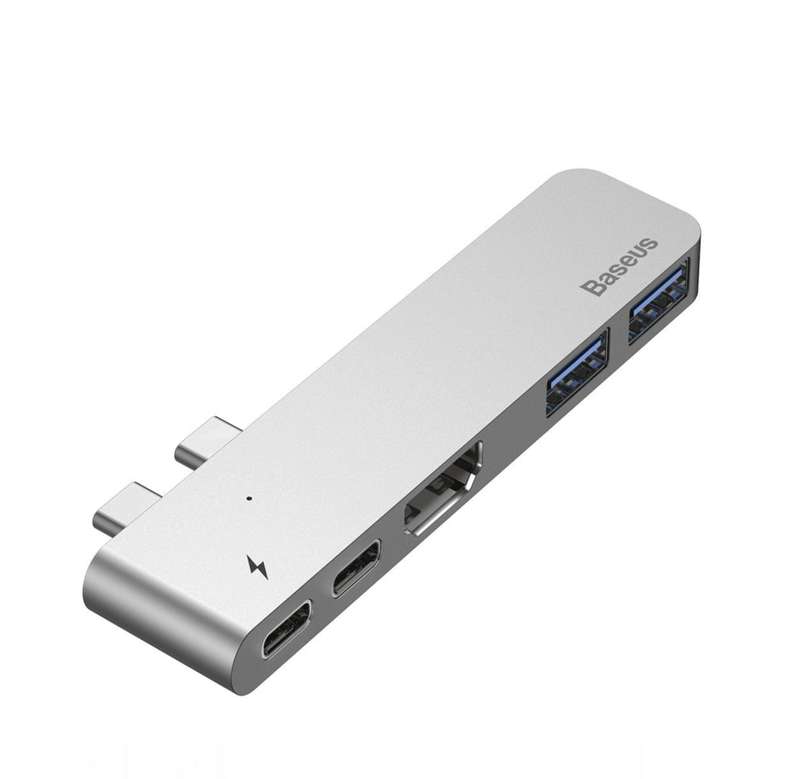 Baseus Thunderbolt 3 Dual USB Type-C/Type-A HDMI to MacBook Pro & Air HUB