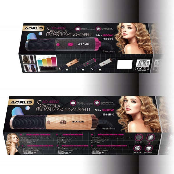 3-In-1 Professional Comb Hair Curler, Straightener & Dryer