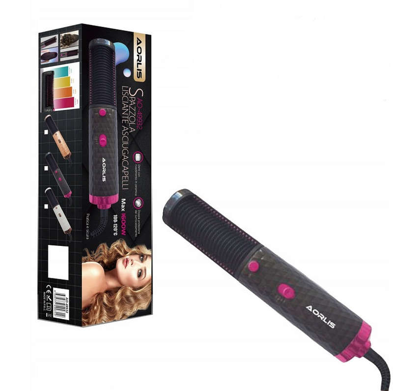 3-In-1 Professional Comb Hair Curler, Straightener & Dryer
