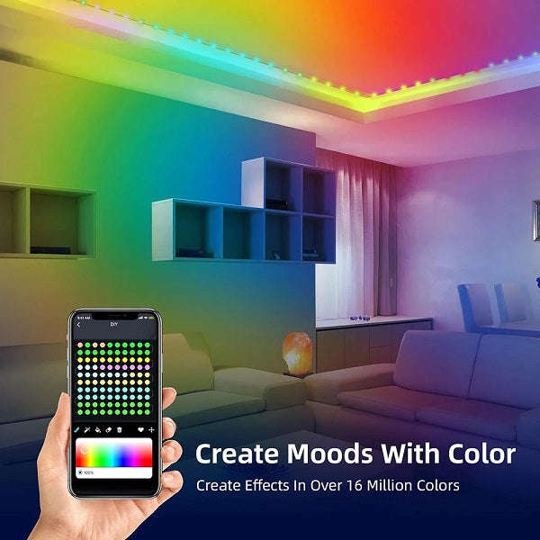 10M RGB LED Strip Light With Remote Control