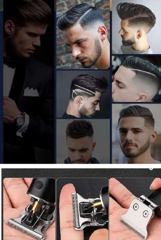 Hair Clipper With LCD Screen