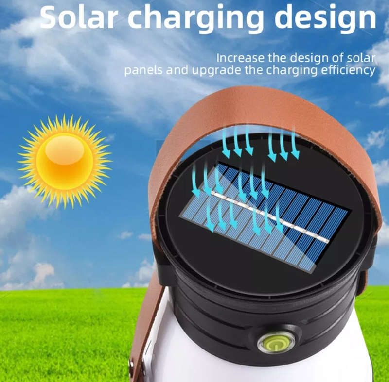 Solar Powered Multifunctional Camping Light