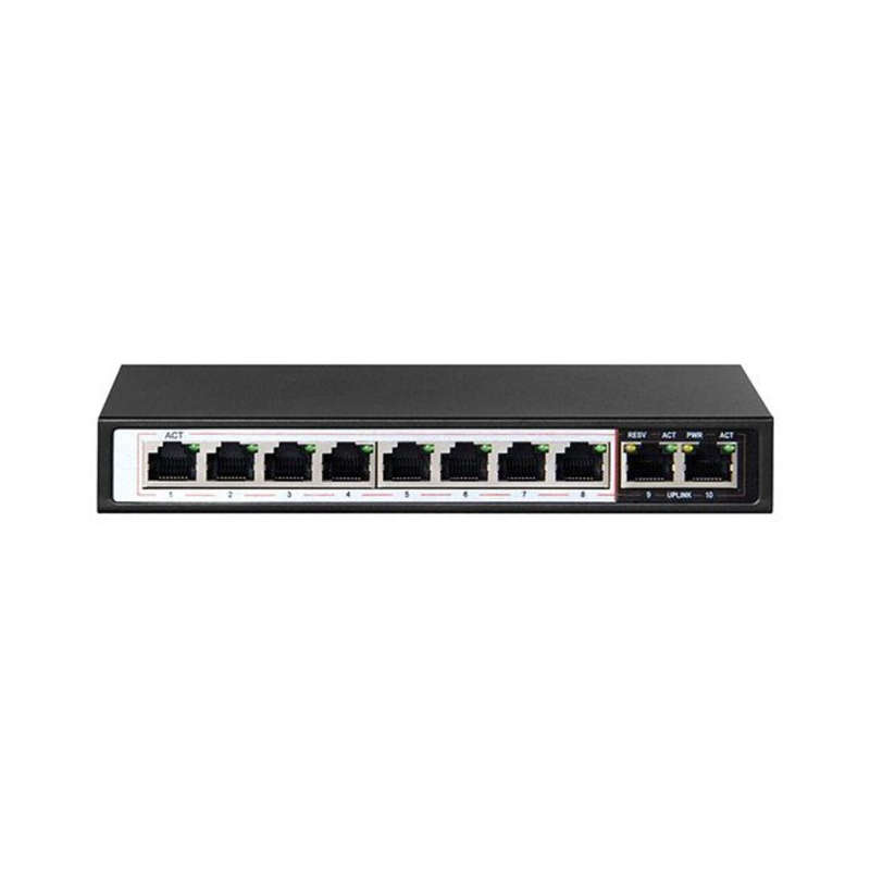 DUXBURY SWITCH 8 PORT POE; 8XPOE PORTS; 2XSFP (FIBRE)