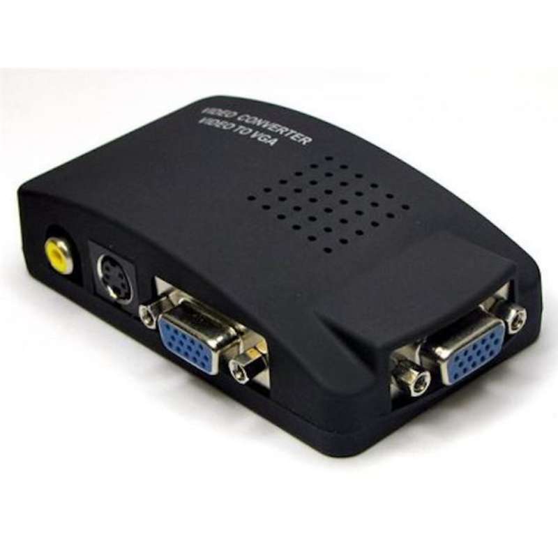 Andowl VGA/S-Video/Composite RCA to VGA Converter