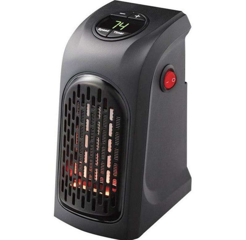 Portable Mini Wall-Outlet Space Heater Warm Air Blower