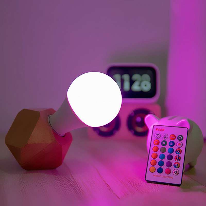 3W RGB LED Bulb With Remote Control