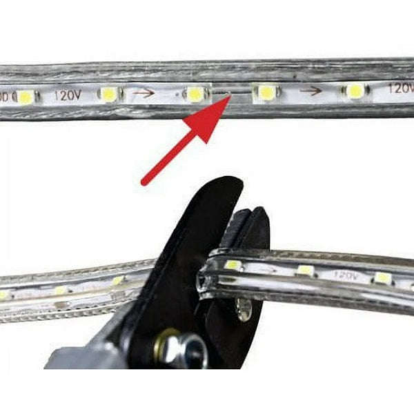 6MM LED 100M 5050 Strip Light Blue