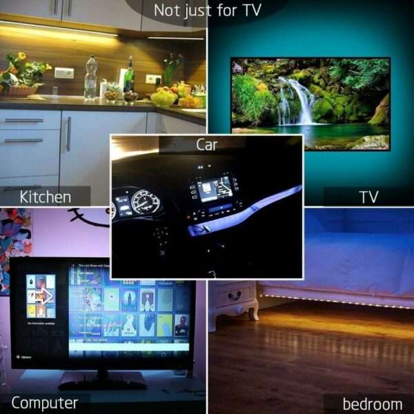 5M USB RGB5050 LED Strip Light