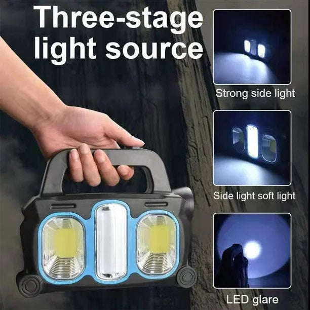 Rechargeable Solar Powered Portable Work Light