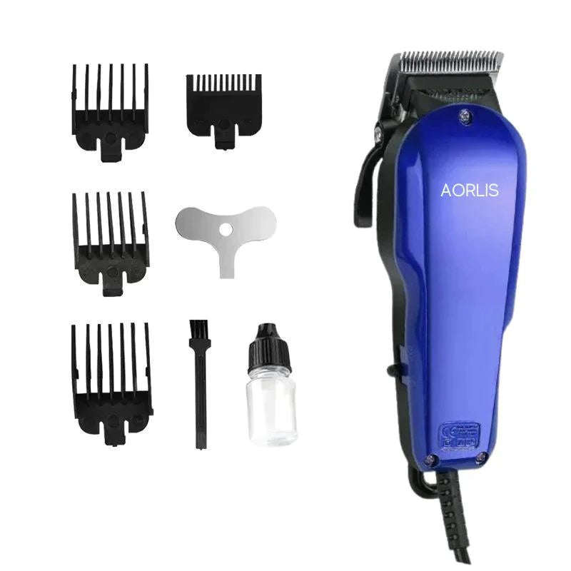 Professional Corded Royal Blue Hair Trimmer