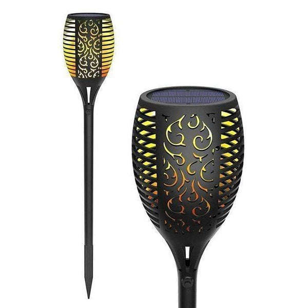 Solar Powered Flame Garden Light