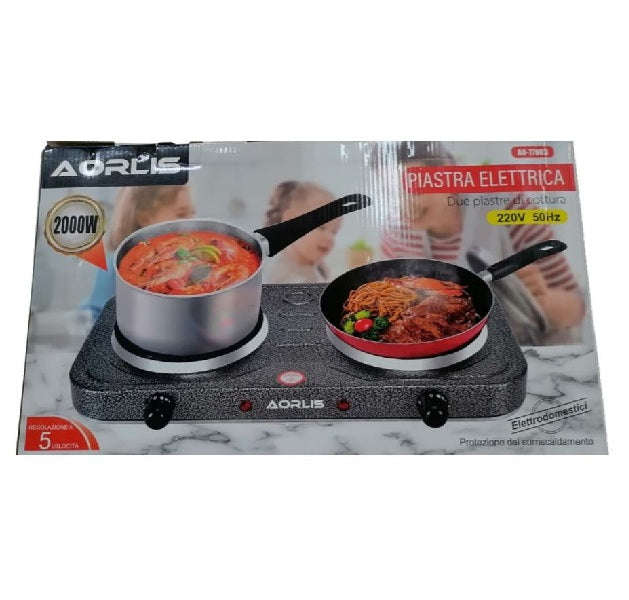 2000W Two Plate Electric Hot Stove