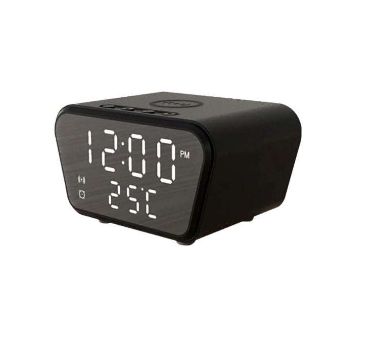 15W Alarm Clock With Wireless Charger + Temperature