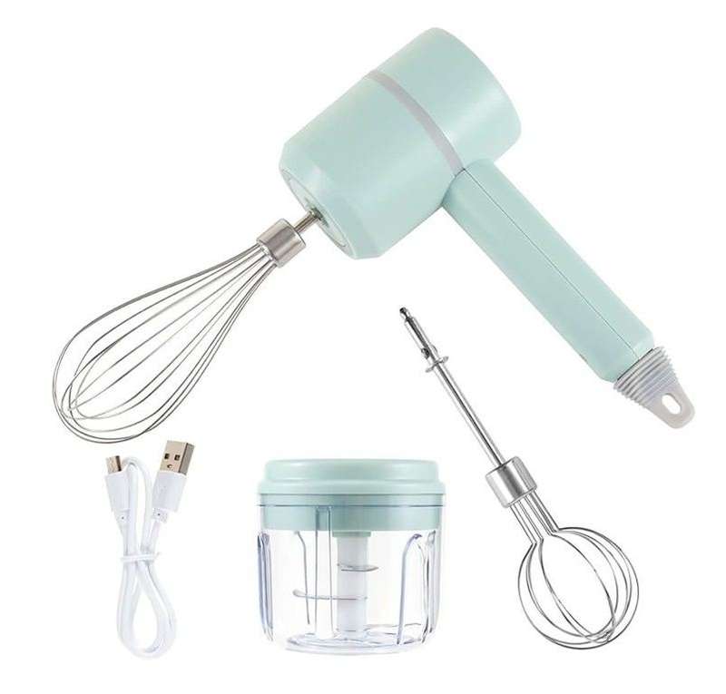 3-in-1 USB Rechargeable Electric Whip