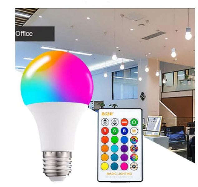 3W RGB LED Bulb With Remote Control