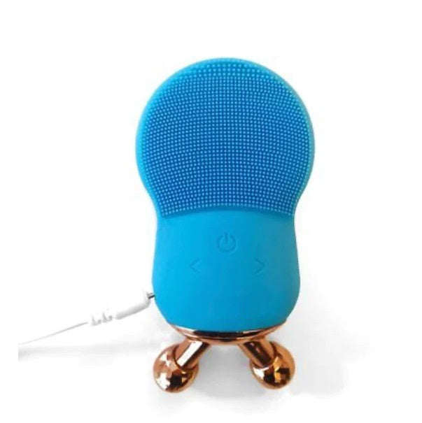 Electric Fine Brush Facial Cleansing Silicone Device