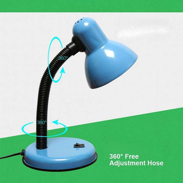 Desk Lampshade With Flexible Hose Neck And E27 Bulb Holder