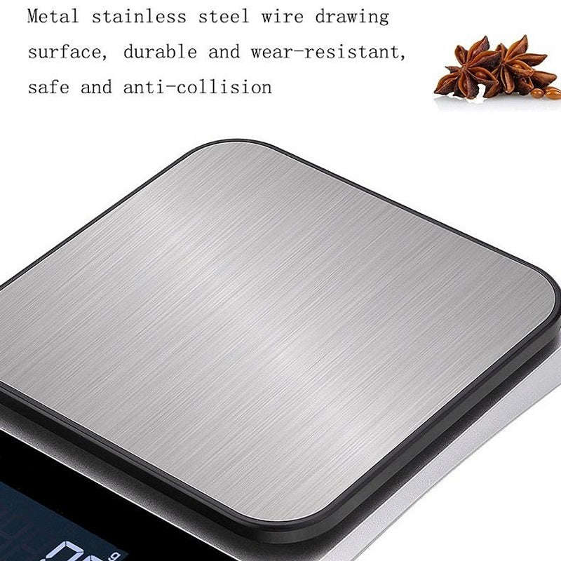 10kg/0,01g Aluminium Steel Scale