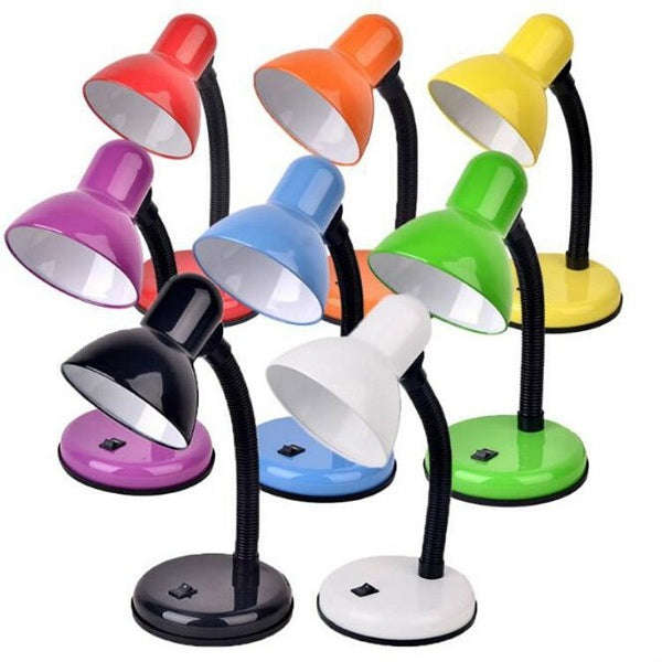 Desk Lampshade With Flexible Hose Neck And E27 Bulb Holder
